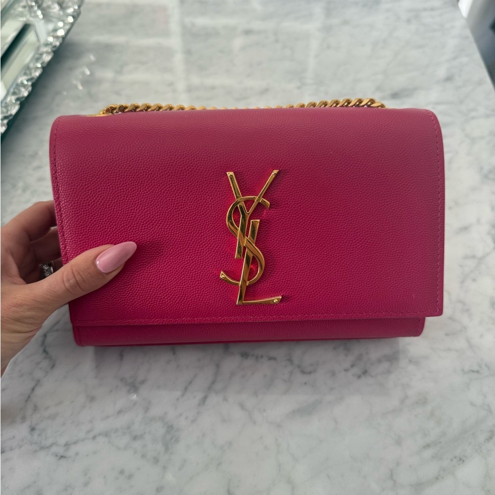 YSL hot pink crossbody